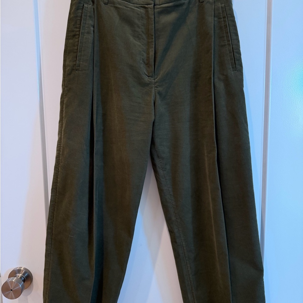 COS Khaki corduroy Trousers